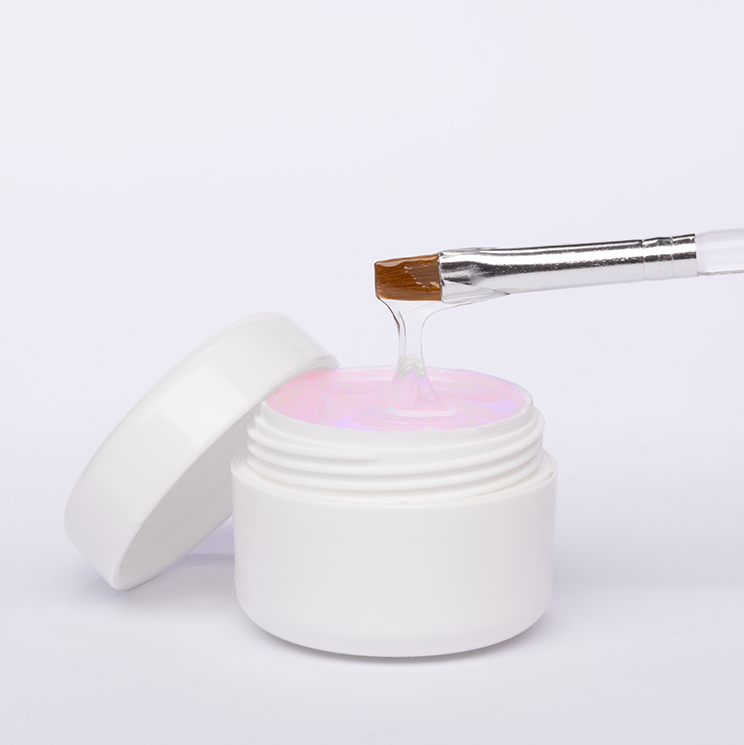 BNC Fiberglasgel klar rose