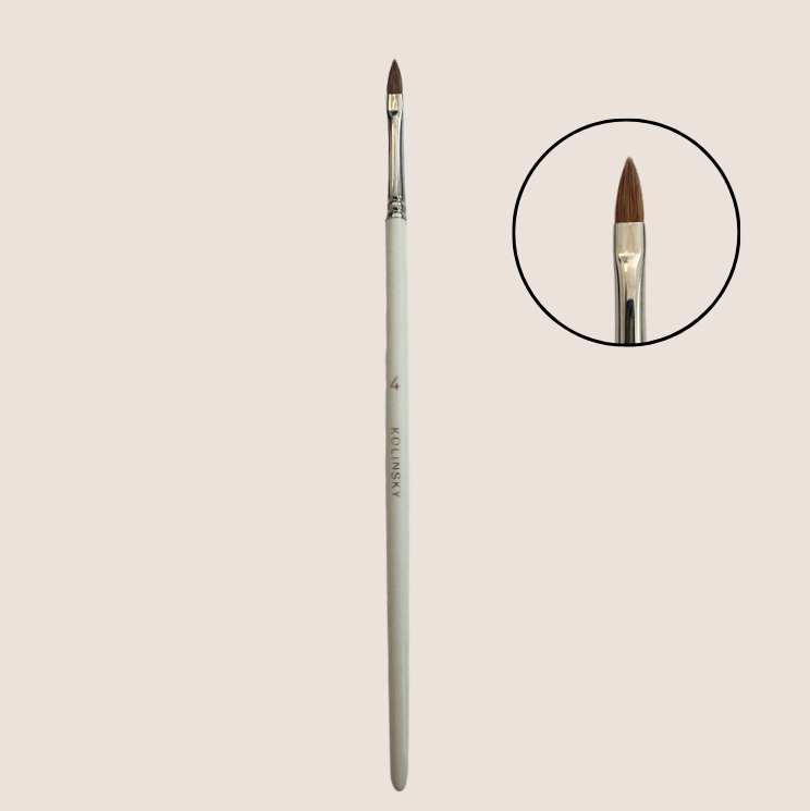 BNC KOLINSKY Gel- und Acrylpinsel Katzenzunge Gr. 4