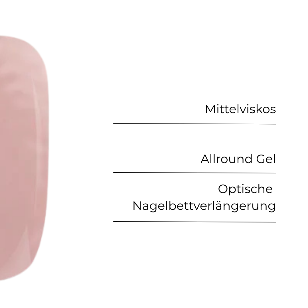 BNC Base One UV Camouflage Gel Cover DARK FRENCH PINK / BABY BOOMER