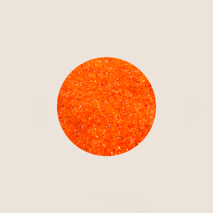 BNC Glitterpuder neon orange irisierend Nr. 23