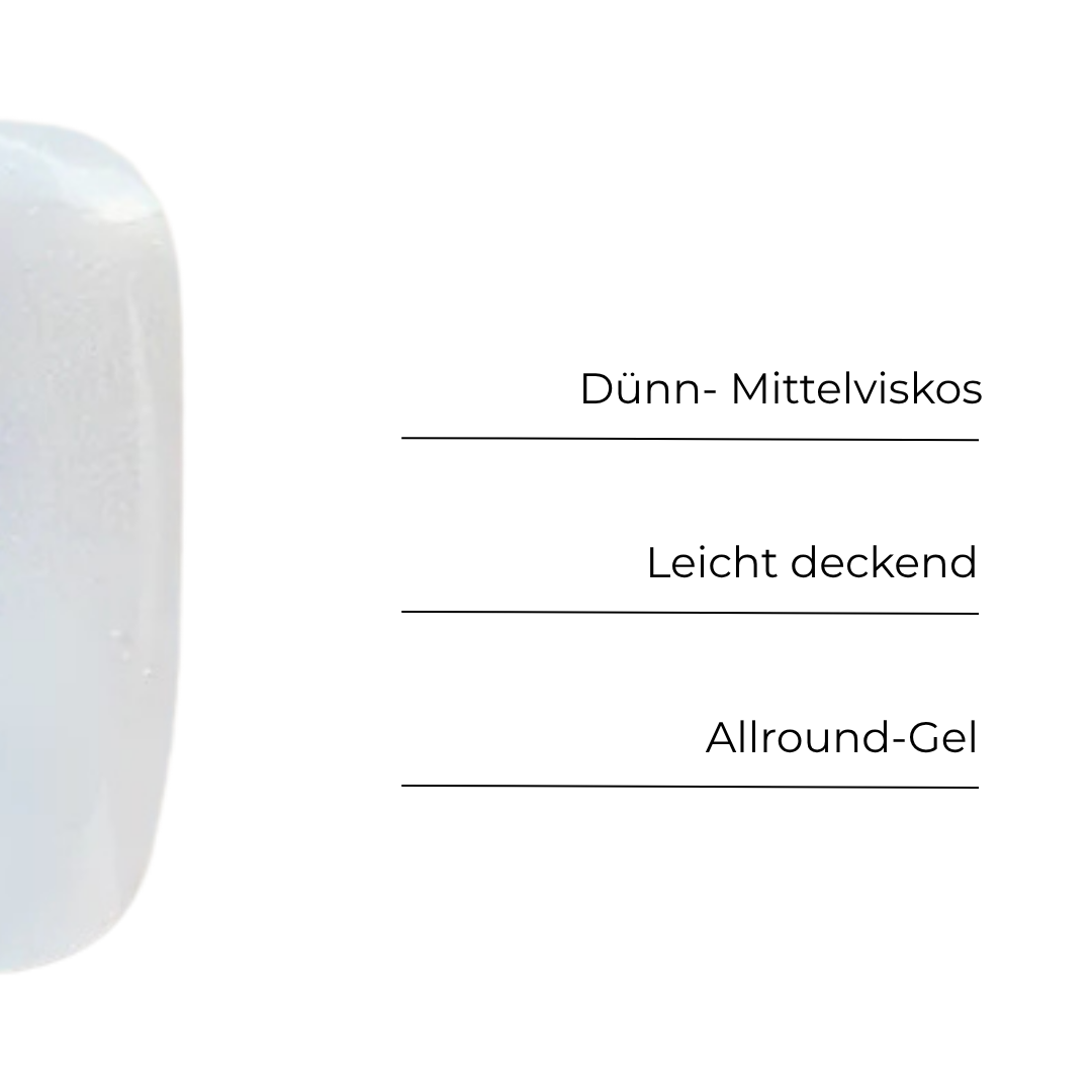 BNC Perl Schimmer Effekt Camouflagegel Milky White Creme Nr. 3