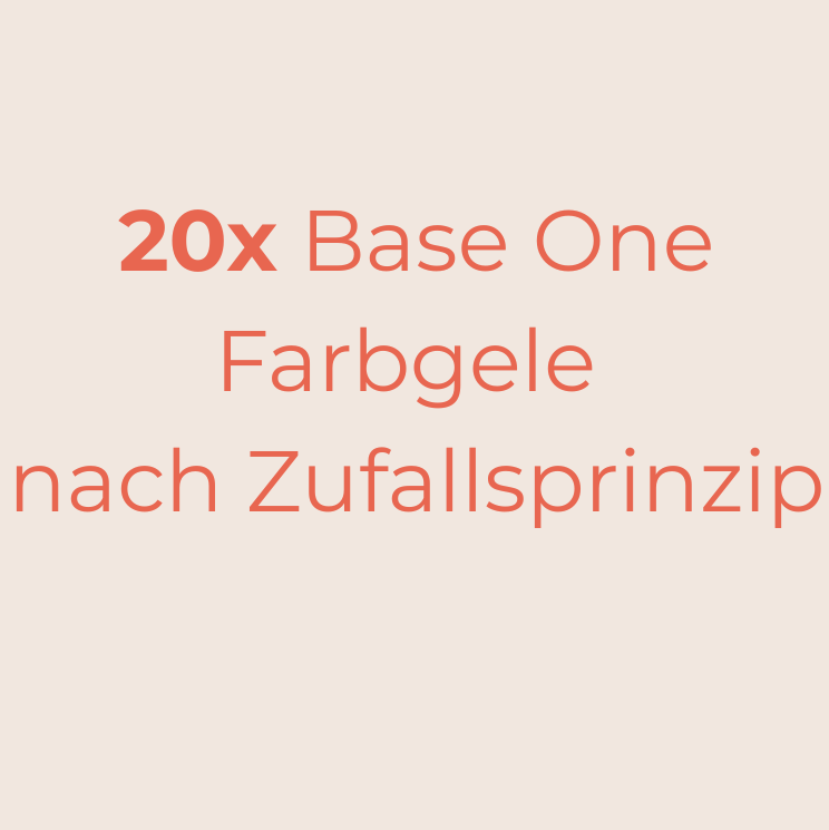 20x Base One Farbgele nach Zufallsprinzip