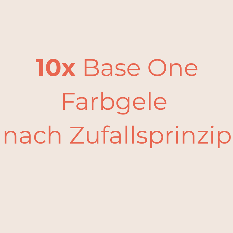 10x Base One Farbgele nach Zufallsprinzip