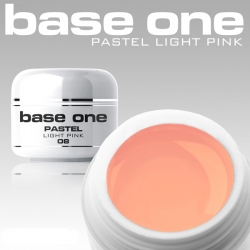 10 x 4 ml BASE ONE PASTELL COLORGEL**OHNE LABEL*LIGHT PINK