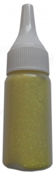 8g feines Glitter-Dust / Feenstaub gelb Nr. 16  in Fläschchen mit Aufträgerverschluß