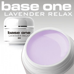 10 x 4 ml BASE ONE COLORGEL*LAVENDER RELAX*OHNE LABEL