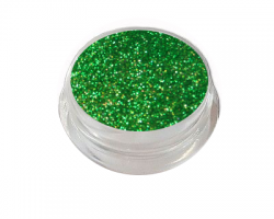 25g Glitterpuder  grün-gelb Nr. 309