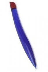 Manikürstäbchen-Pferdefüßchen blau aus Kunststoff