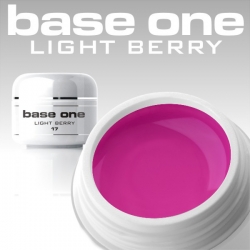 10 x 4 ml BASE ONE COLORGEL**OHNE LABEL*LIGHT BERRY