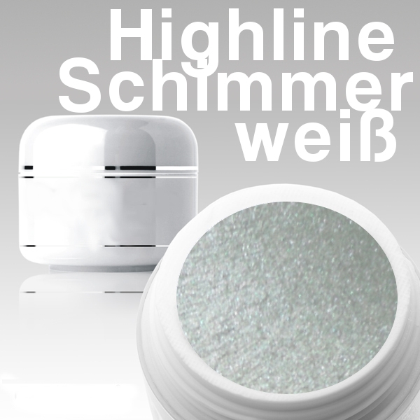15 ml Highline Versiegelungsgel Schimmer weiß