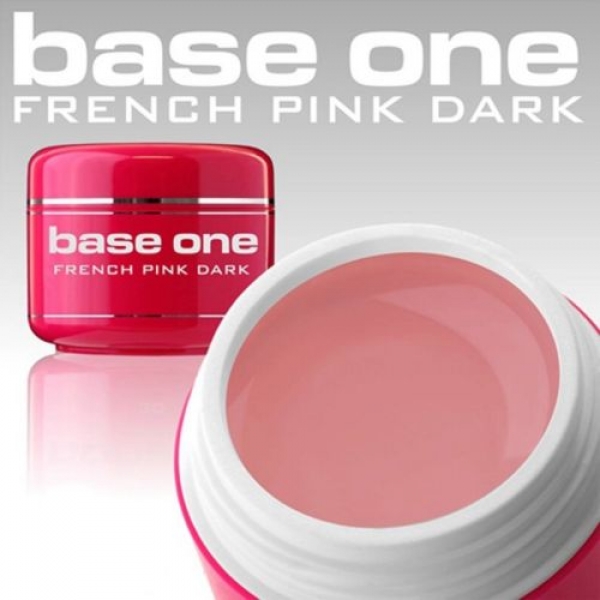 10 x 50 ml Base One UV Gel DARK FRENCH PINK / OHNE LABEL