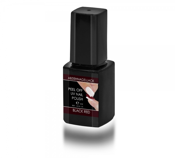 12 ml Peel Off / UV Nail Polish**BLACK RED** NO. 33