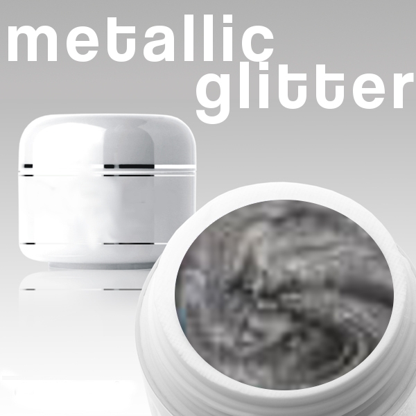 15 ml Metallic Glitter Platin