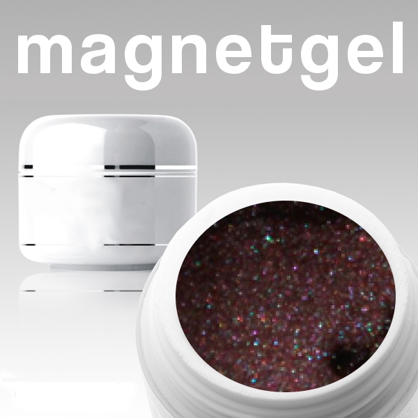 10 x 4ml Magnetgel Rost-Silber*OHNE LABEL