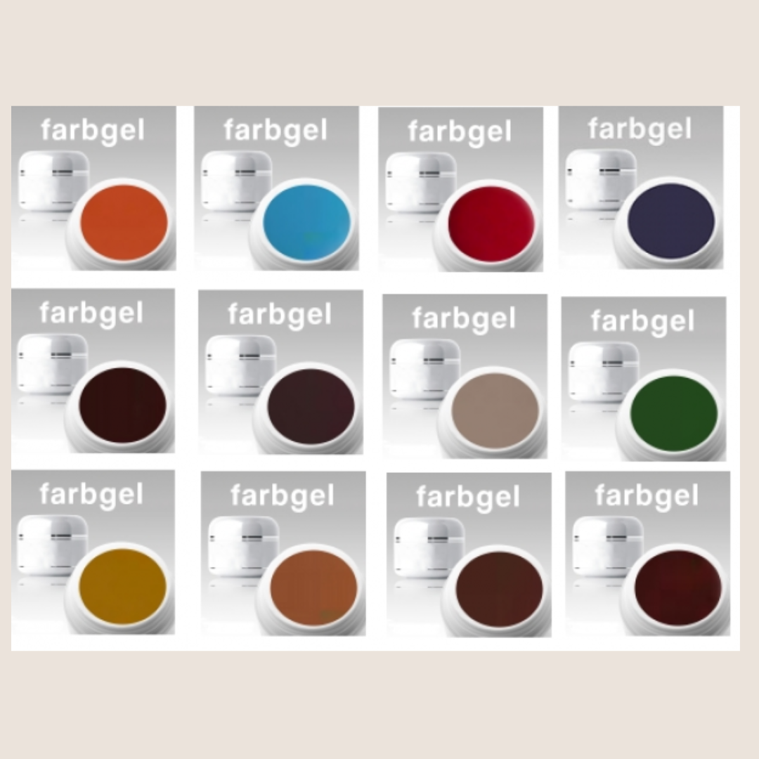 12 x 4ml Colorgel SET Nr.7