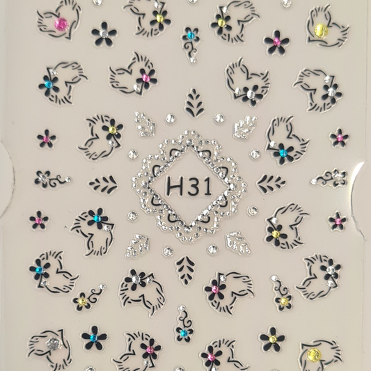 BNC 3D Sticker Jewelry H31