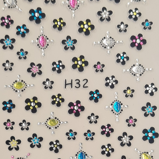 BNC 3D Sticker Jewelry H32