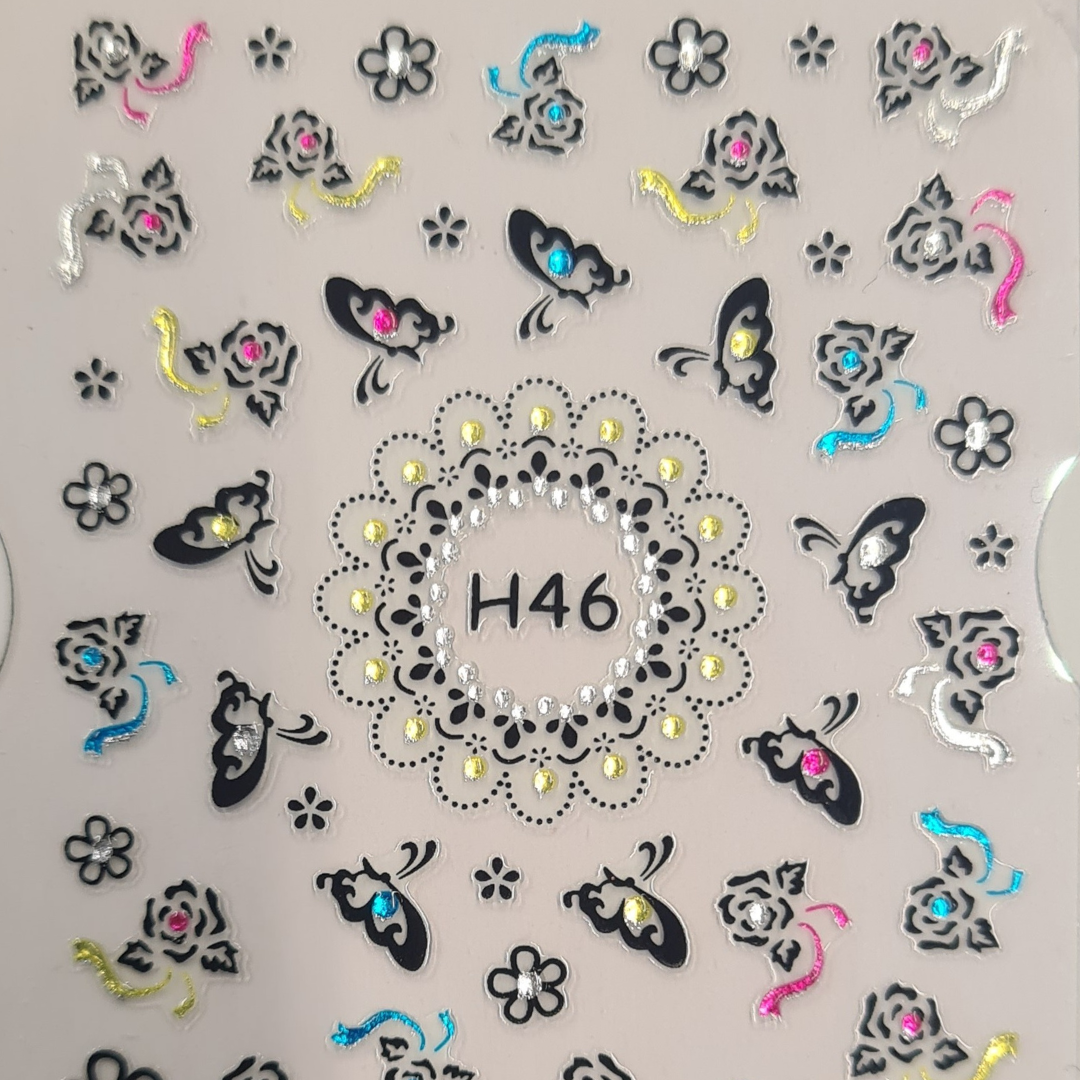 BNC 3D Sticker Jewelry H46