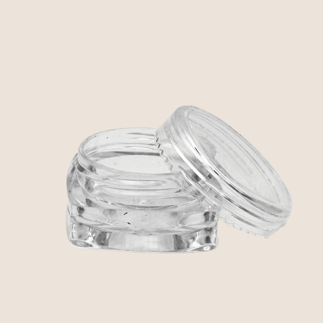 BNC acrylic jar square with screw cap 5ml