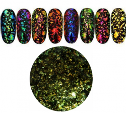 BNC Aurora Chrome Glitter Flakes Nr. 16