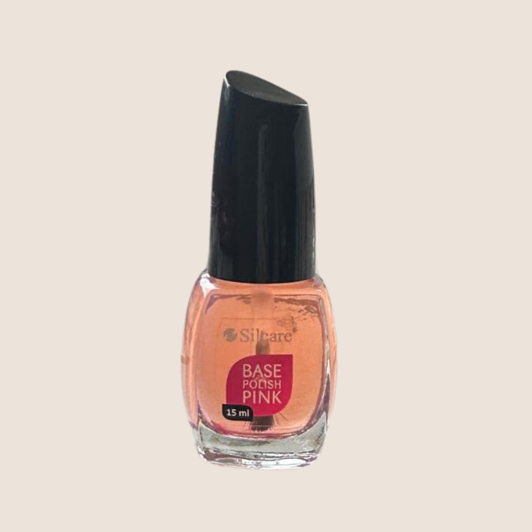 BNC Base Polish pink / transparent nail polish in clear pink 15ml