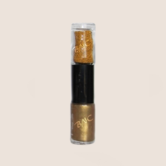 BNC Caviar Micro pearls Nr. 19 perlmutt-gold / unicolor gold