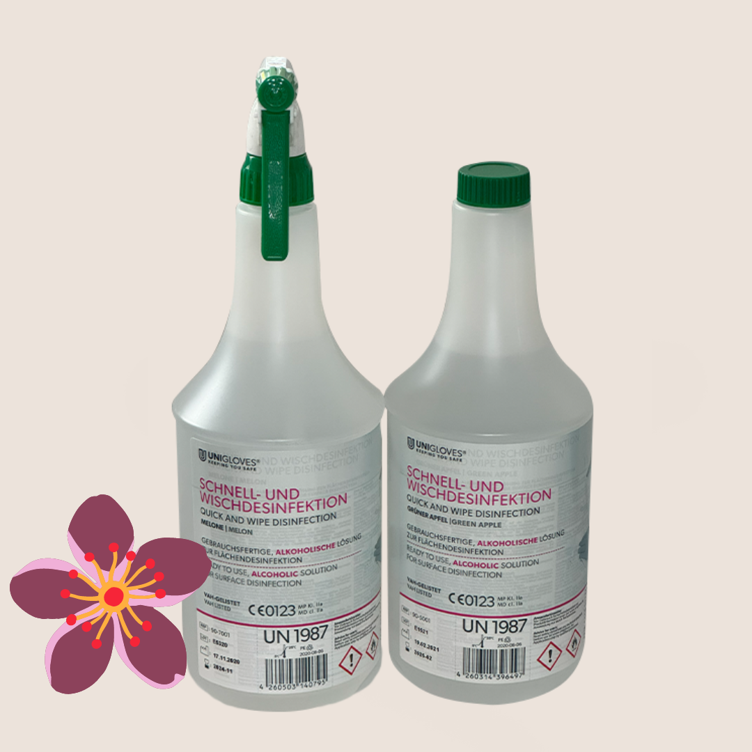 BNC wipe disinfection peach blossom DGHM VAH listed 1 liter