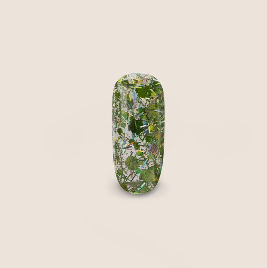 BNC Extreme Crisp Glitter Gel No. 5 light green iridescent