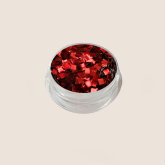 BNC Flakes in Acrylic Jar Red Square 2g