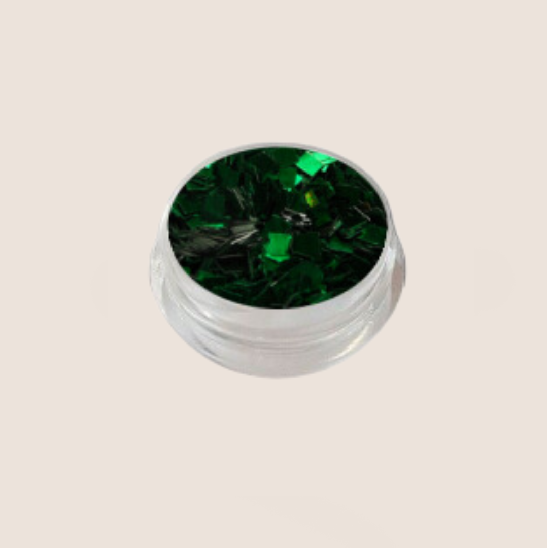 BNC Flakes in acrylic jar Emerald Square 2g