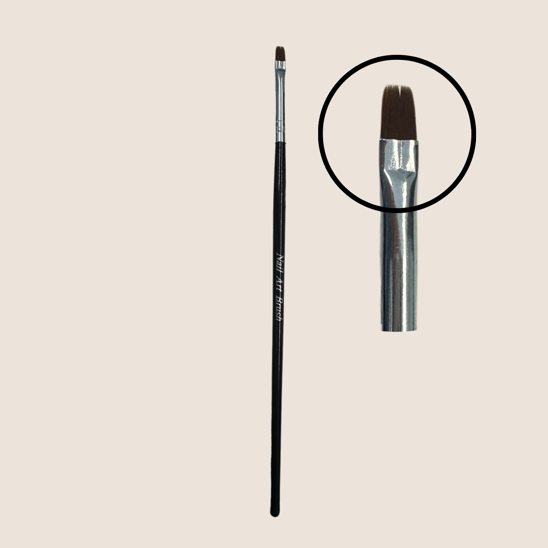 BNC gel brush flat No. 3 black