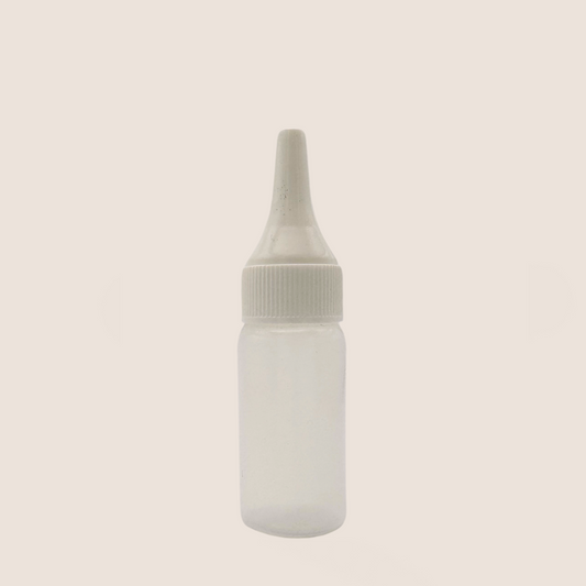 BNC Glitter bottle with applicator cap 15ml empty