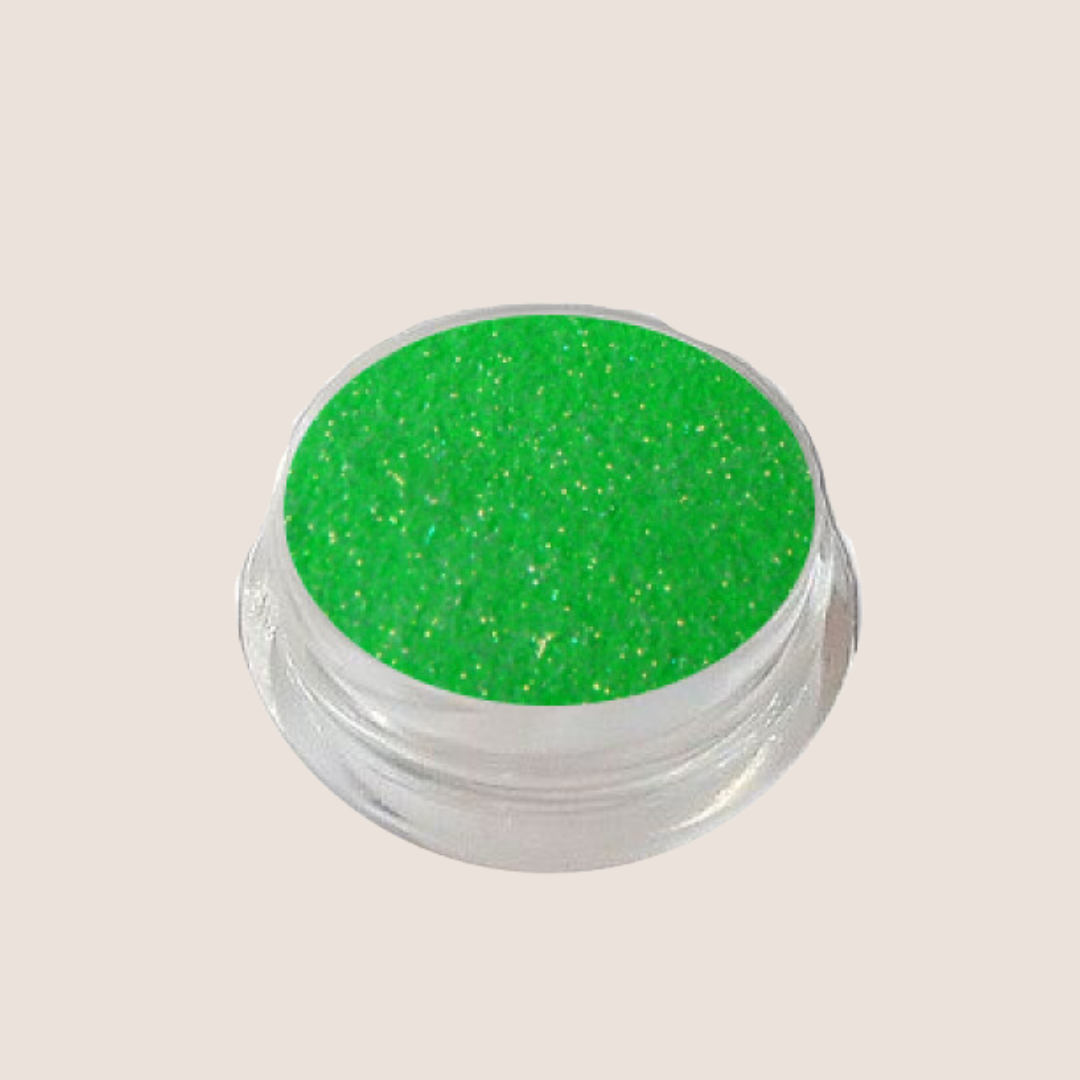 BNC glitter powder neon green iridescent No. 22