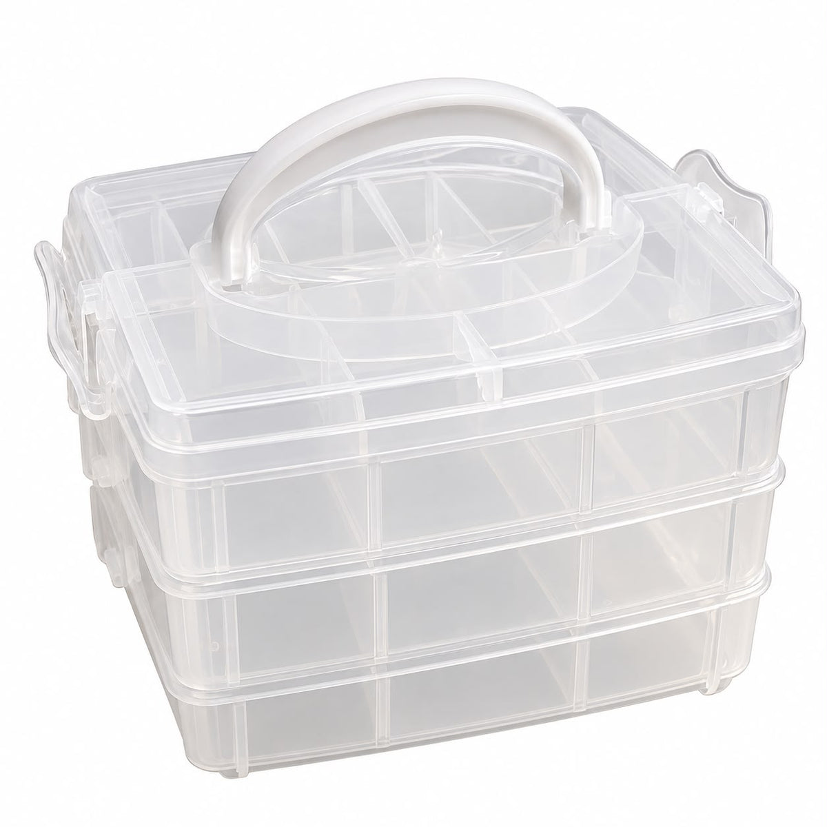 BNC cosmetic case, storage box clear transparent