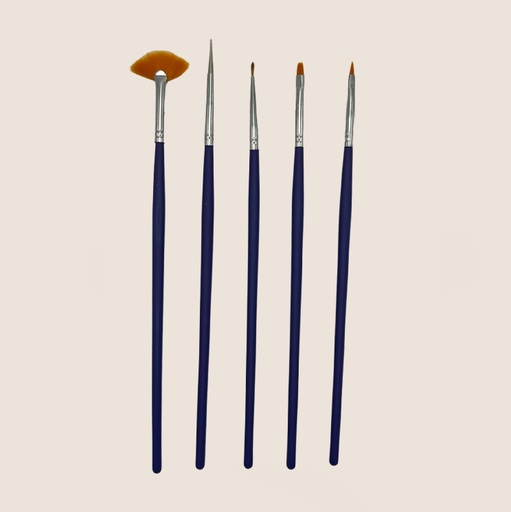 BNC brush set purple 5-piece