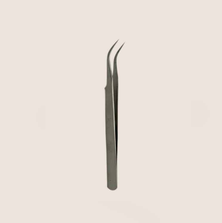 BNC tweezers No. 5 curved