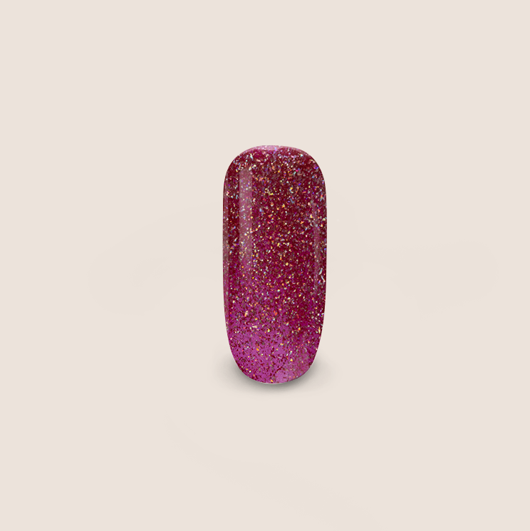 BNC SEA of Stars Hologram Glitter Color Gel No. 4 red