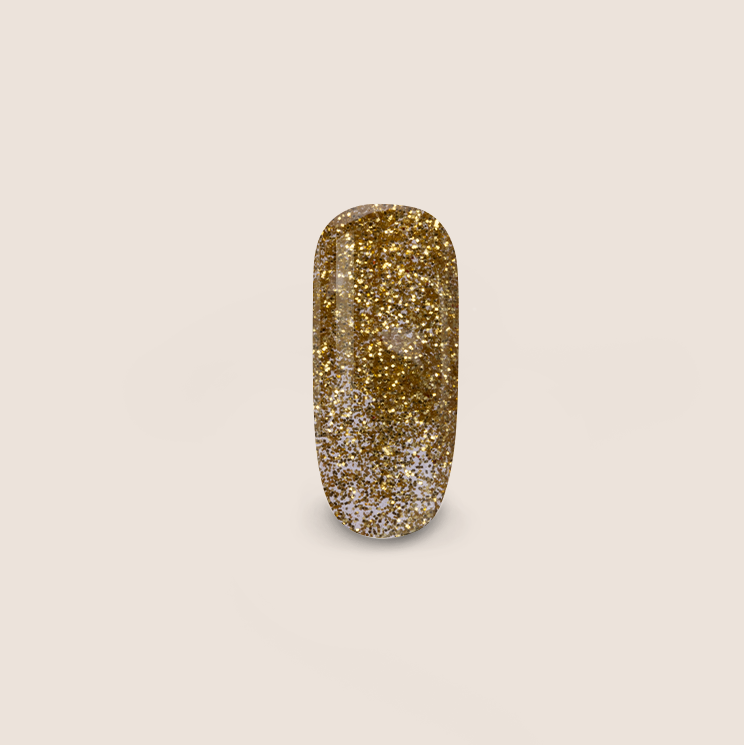 BNC Shellac UV/LED varnish Glitter Gold 12ml