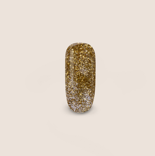 BNC Shellac UV/LED-Lack Glitter Gold 12ml