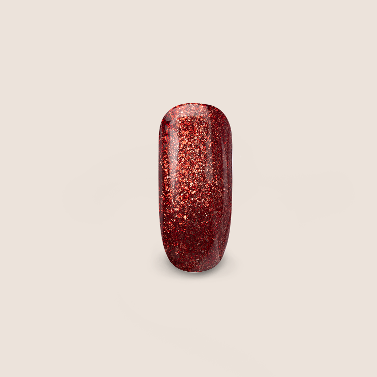 BNC Shootingstars Glittergel "red" in Highline designer jar 5ml