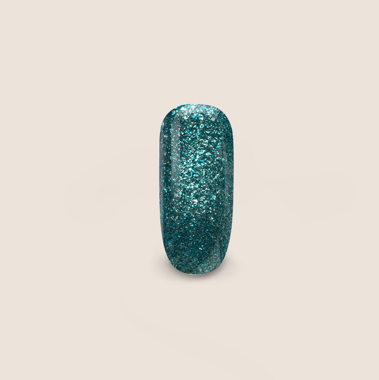 BNC Shootingstars Glittergel "turquoise" in Highline designer jar 5ml