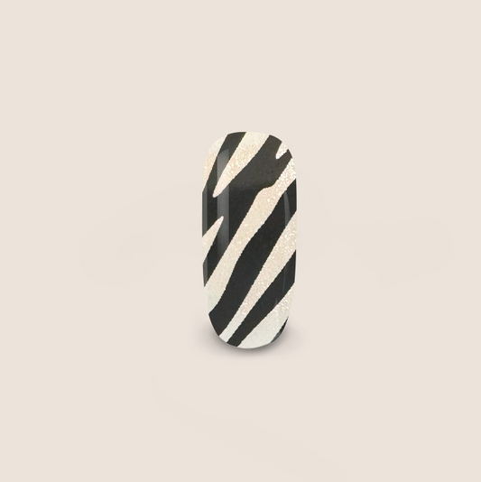 BNC Transfer Nail Foils Metallic Zebra 067