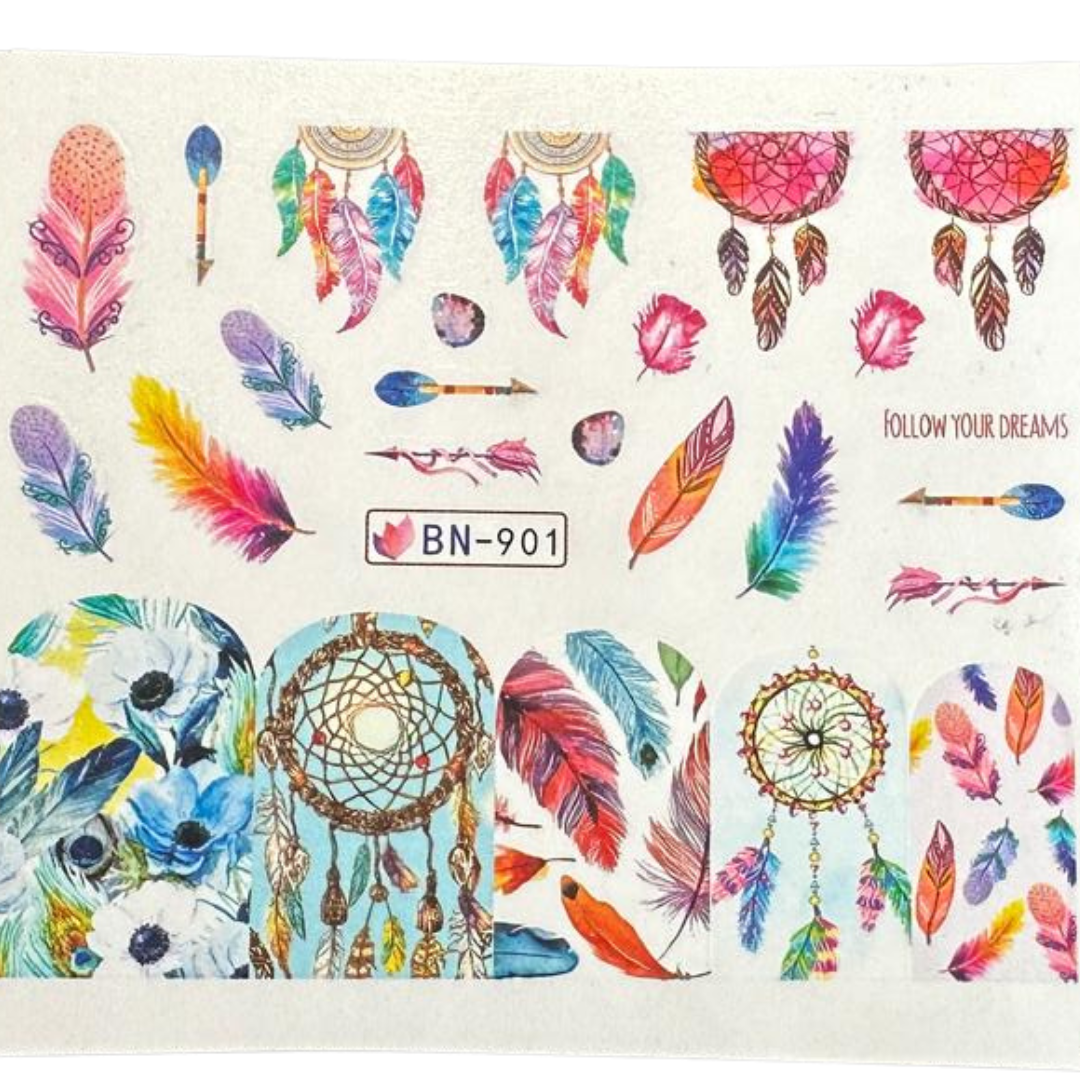 BNC dream catcher sticker water soluble NO. BN 901