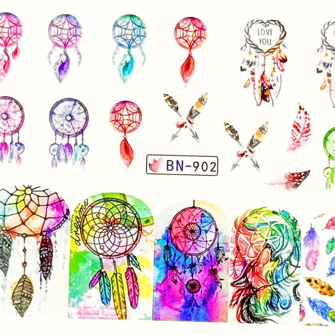 BNC dream catcher sticker water soluble NO. BN 902