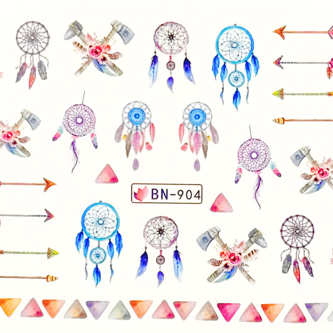 BNC dream catcher sticker water soluble NO. BN 904