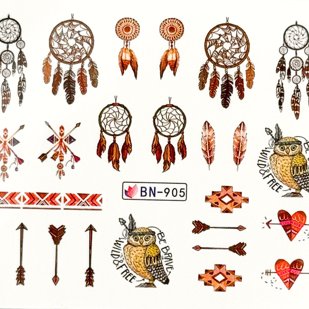 BNC dream catcher sticker water soluble NO. BN 905