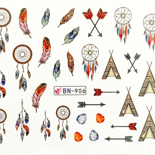 BNC dream catcher sticker water soluble NO. BN 906