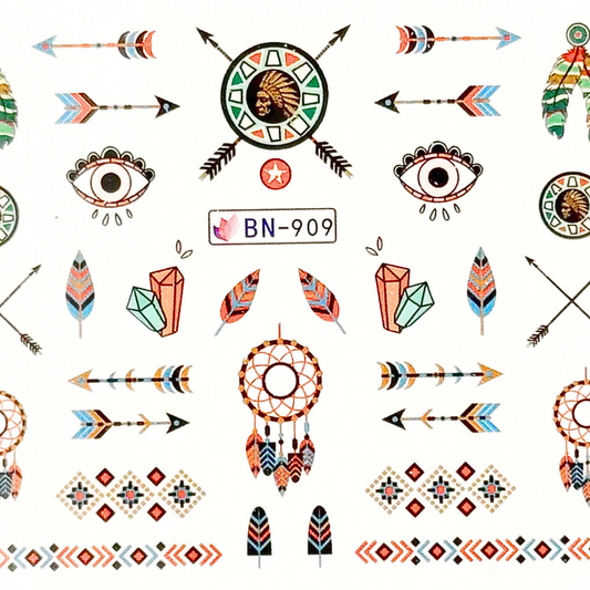 BNC dream catcher sticker water soluble NO. BN 909