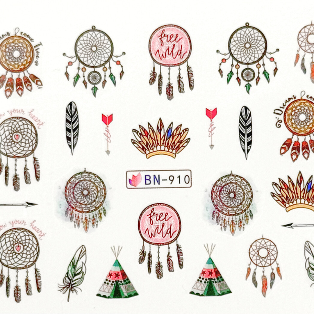 BNC dream catcher sticker water soluble NO. BN 910