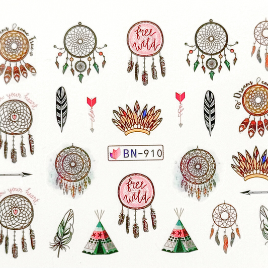 BNC dream catcher sticker water soluble NO. BN 910